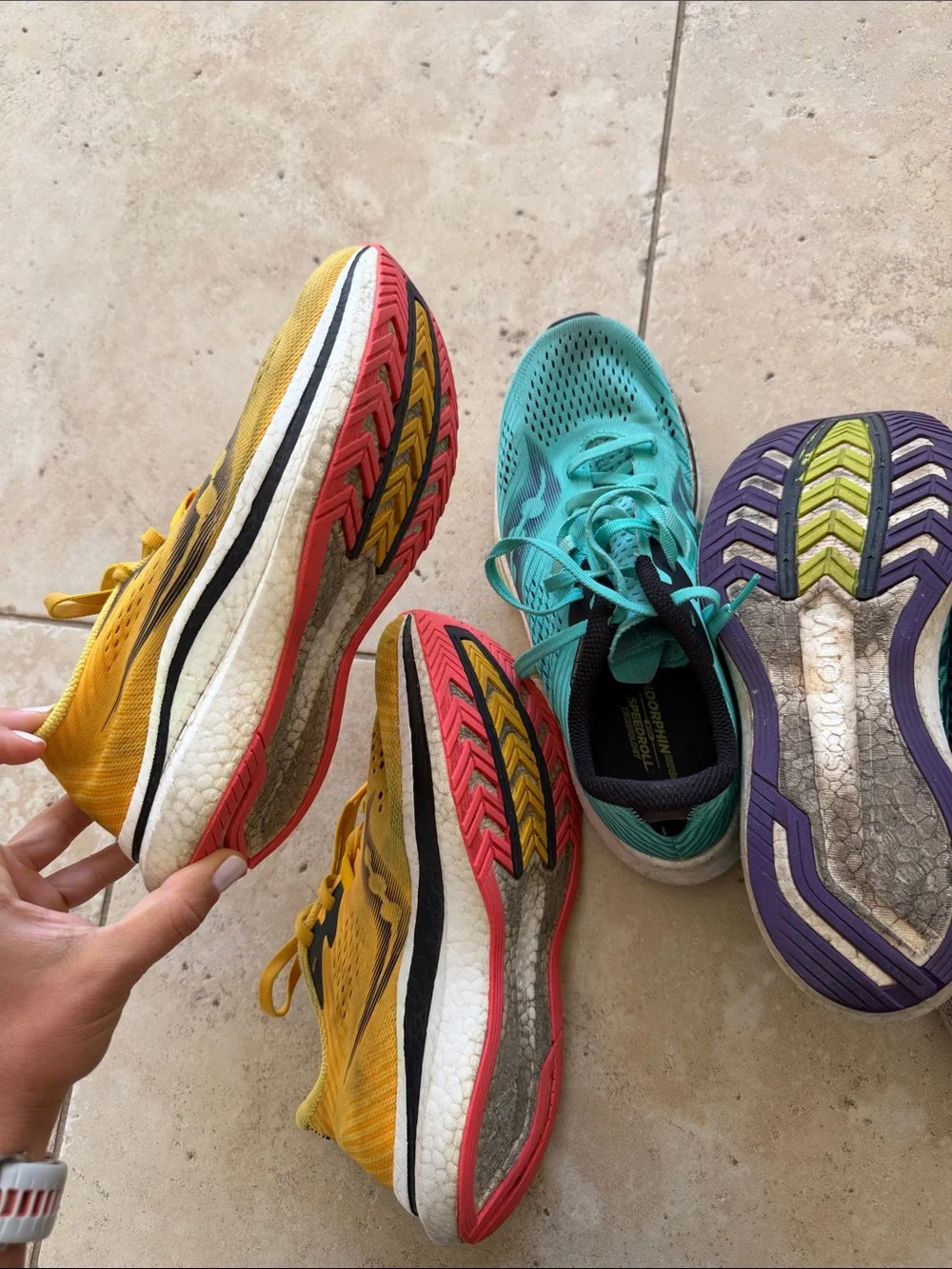 Woman’s Lightweight Yellow Running Sneakers - Breathable Active Shoes